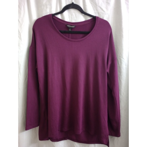 Banana Republic Tops - Banana Republic Purple Scoop Neck Pullover Tunic Rayon Blend Size Medium